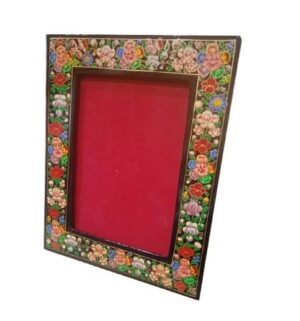 Hand Crafted Paper Machei Photo Frame