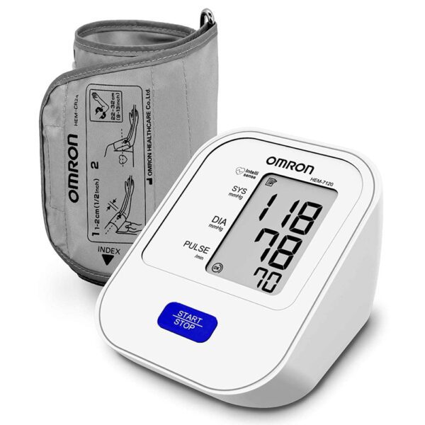 Omron HEM 7120 Fully Automatic Digital Blood Pressure Monitor With Intellisense Technology. Omran BP Machine