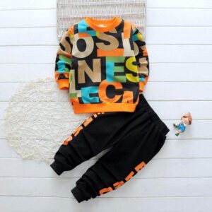 Boys Full Sleeves Sweatshirt Pant Set